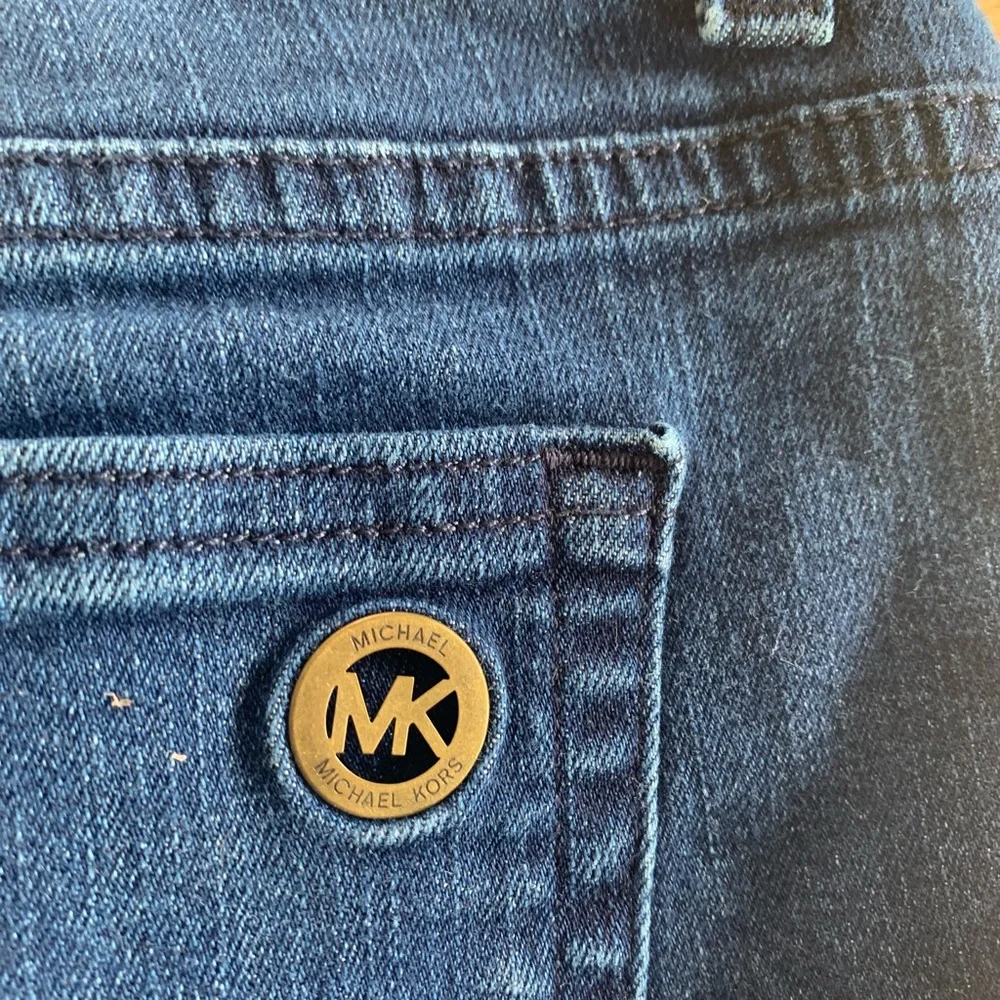 Michael Kors Zipper Pockets Skinny Leg Jean Blue‎ Med Wash Women’s 8 Preloved
